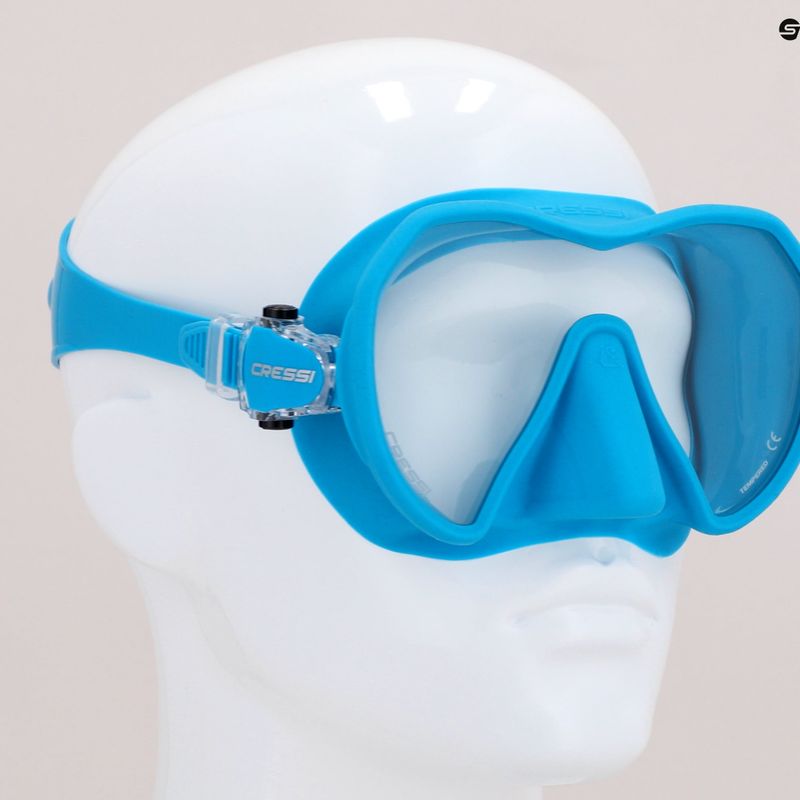 Cressi ZS1 nardymo kaukė mėlyna DN422828 7