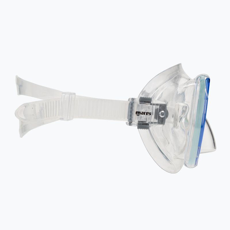 Vaikiška paviršinio nardymo kaukė Mares Zephir JR blue/clear 3