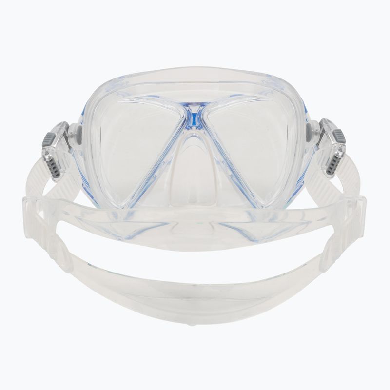 Vaikiška paviršinio nardymo kaukė Mares Zephir JR blue/clear 4