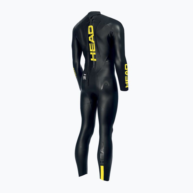 HEAD Ow Free 3.2 triatlono hidrokostiumas juoda/geltona 452443 7
