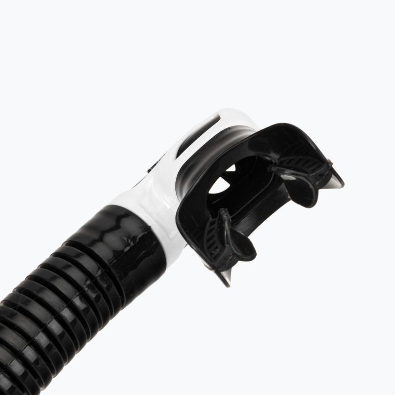Mares Rebel Dry šnorkelis juodai baltas 411487 3
