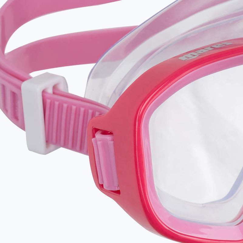 Nardymo kaukė Mares Puffer pink pink/clear 3