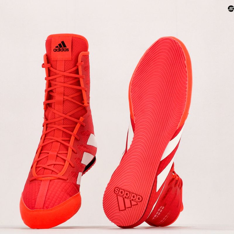 Vyriški adidas Box Hog 4 red GW1403 bokso bateliai 18