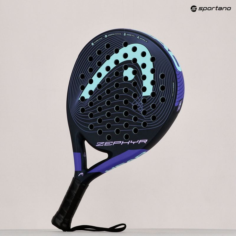Padelio raketė HEAD Zephyr black/purple 8