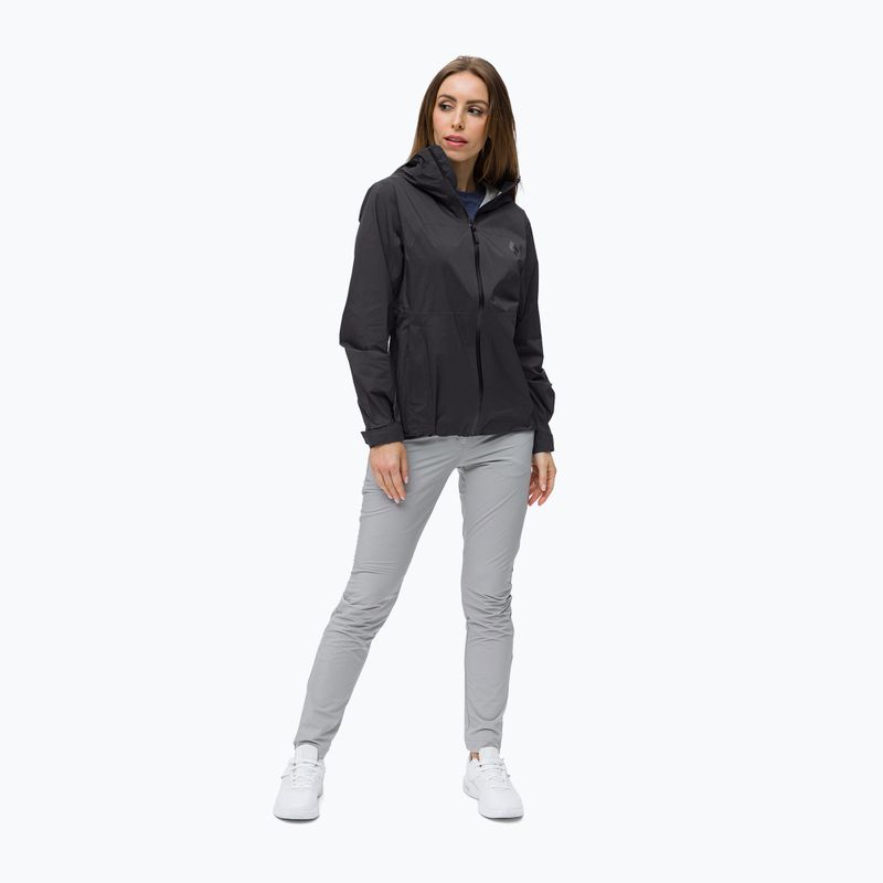 Moteriška striukė nuo lietaus Black Diamond Stormline Stretch black 2
