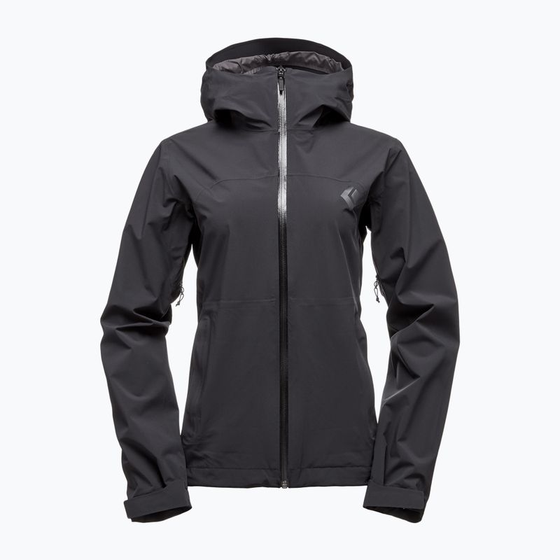 Moteriška striukė nuo lietaus Black Diamond Stormline Stretch black 6