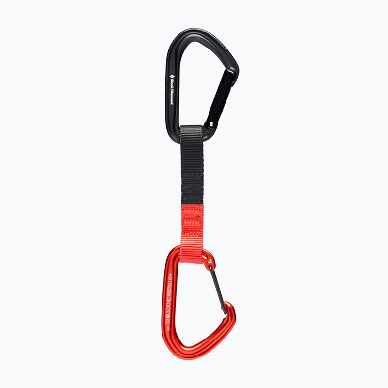 Laipiojimo atotampa Black Diamond Hotforge Hybrid Quickdraw 12 cm octane
