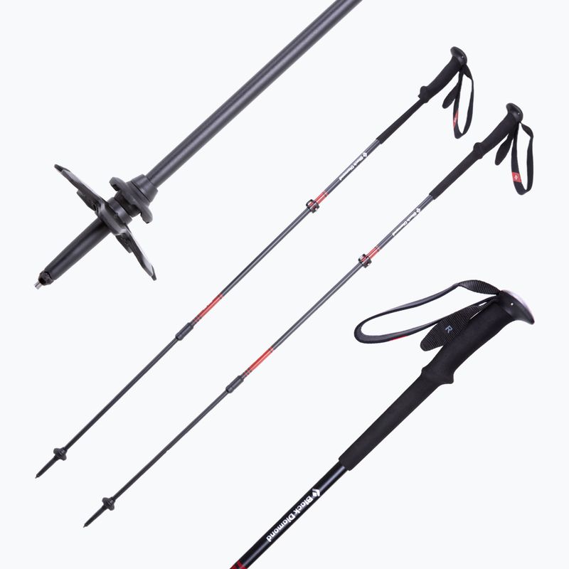 Black Diamond Trail Pro Trek ugnies raudonumo trekingo lazdos 6