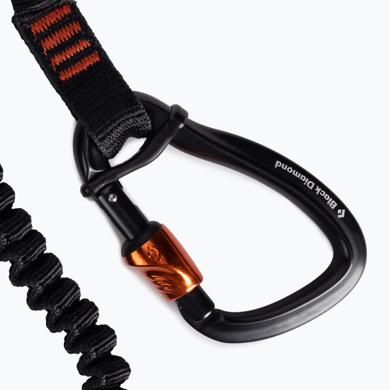 Ilgosios ūdos Black Diamond Iron Cruiser Via Ferrata rinkinys tamsus šiferis 3