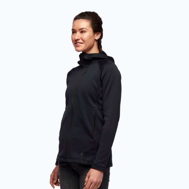 Moteriška trekingo striukė Black Diamond Factor Hoody juoda 3
