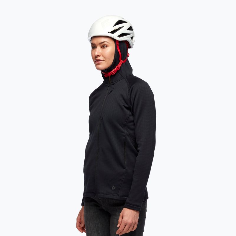 Moteriška trekingo striukė Black Diamond Factor Hoody juoda 4