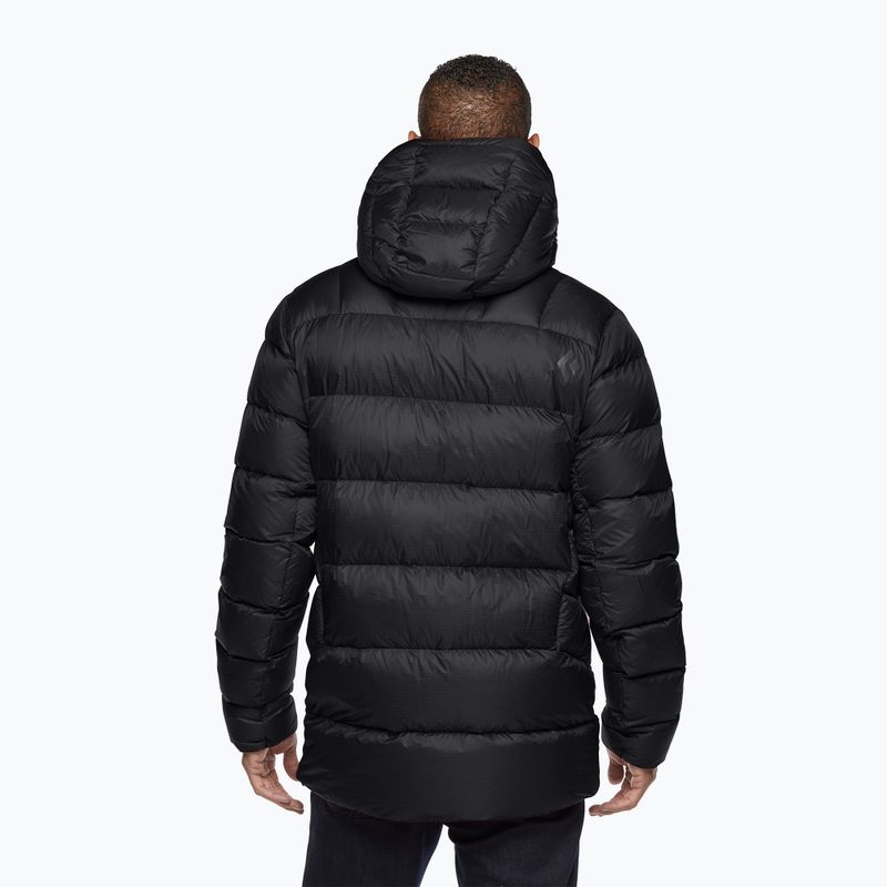 Vyriškos pūkinės striukės Black Diamond Vision Down Parka black 2