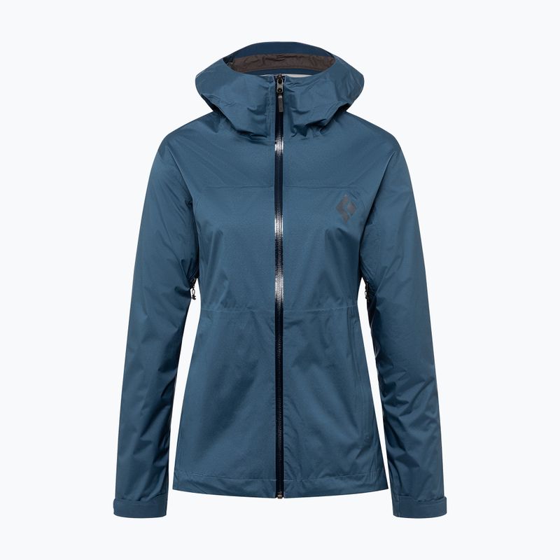 Black Diamond moteriška striukė nuo lietaus Stormline Stretch ink blue 6