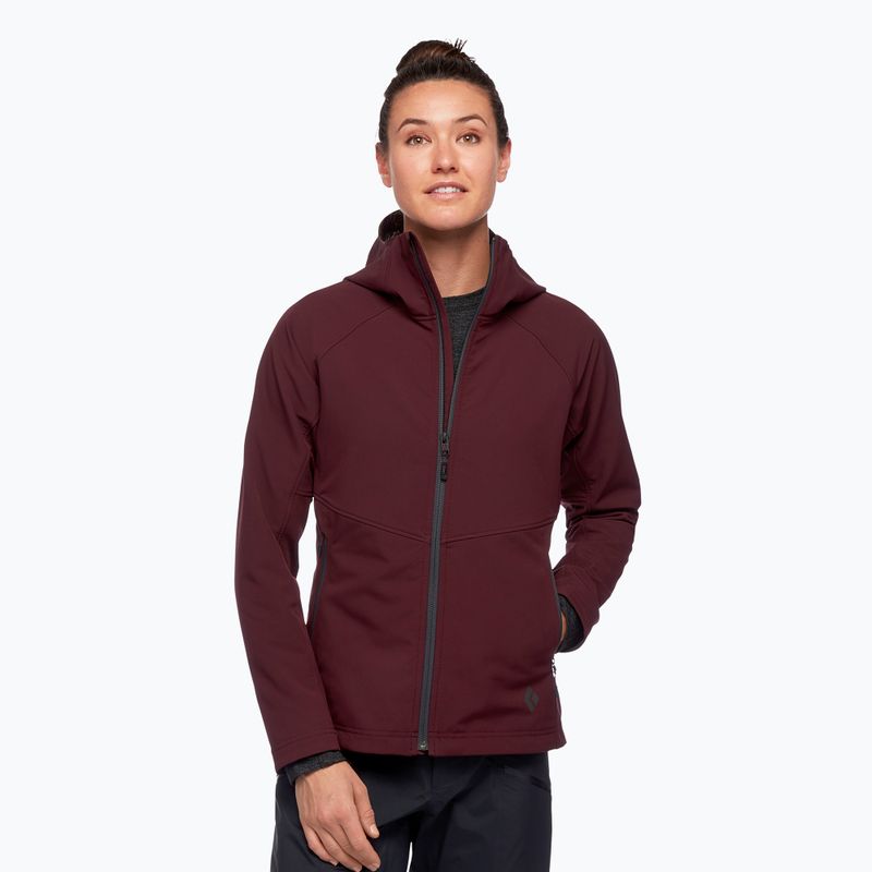 Moteriška softshell striukė Black Diamond Element bordeaux