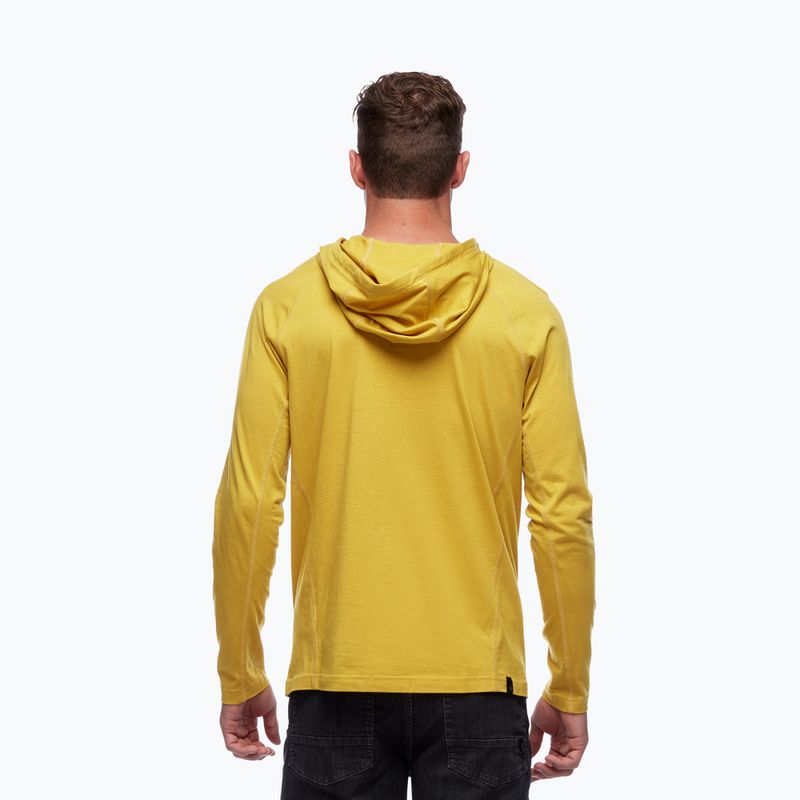 Vyriškas trekingo džemperis Black Diamond Crag Hoody sulphur 3