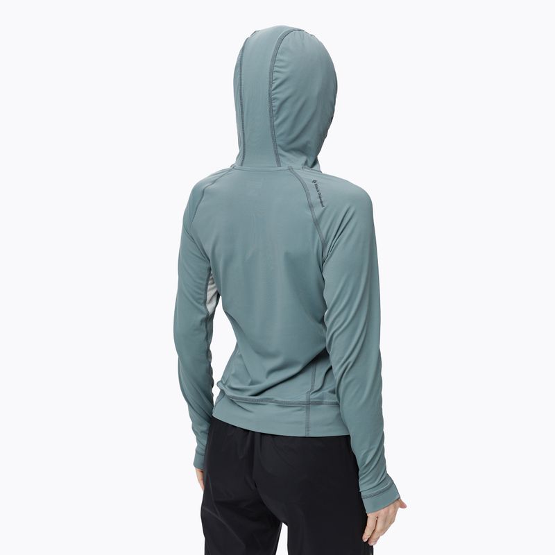 Moteriška trekingo striukė Black Diamond Alpenglow Pro Hoody storm blue 4