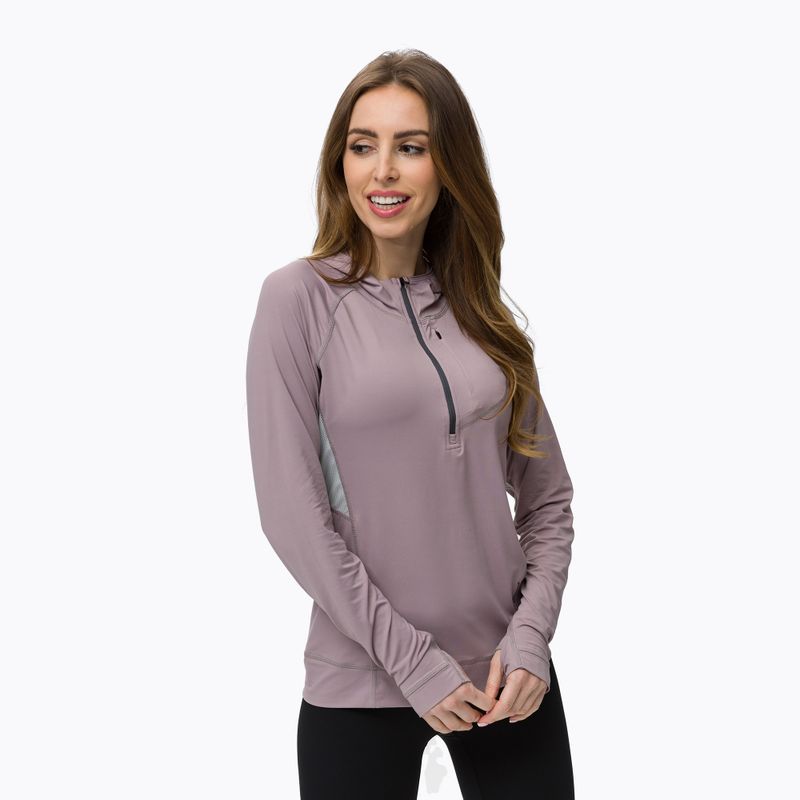 Moteriška trekingo striukė Black Diamond Alpenglow Pro Hoody wood violet