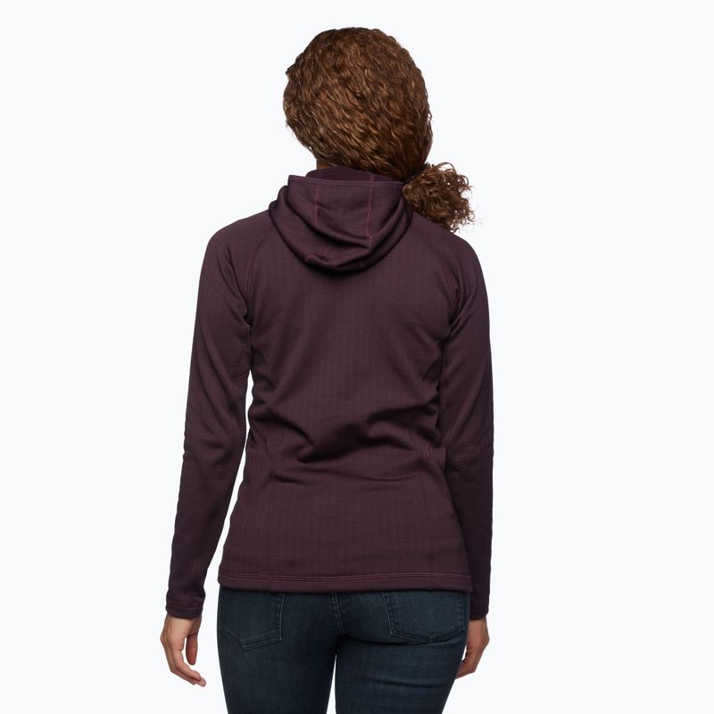 Moteriški trekingo džemperiai Black Diamond Factor Hoody bordeaux 2