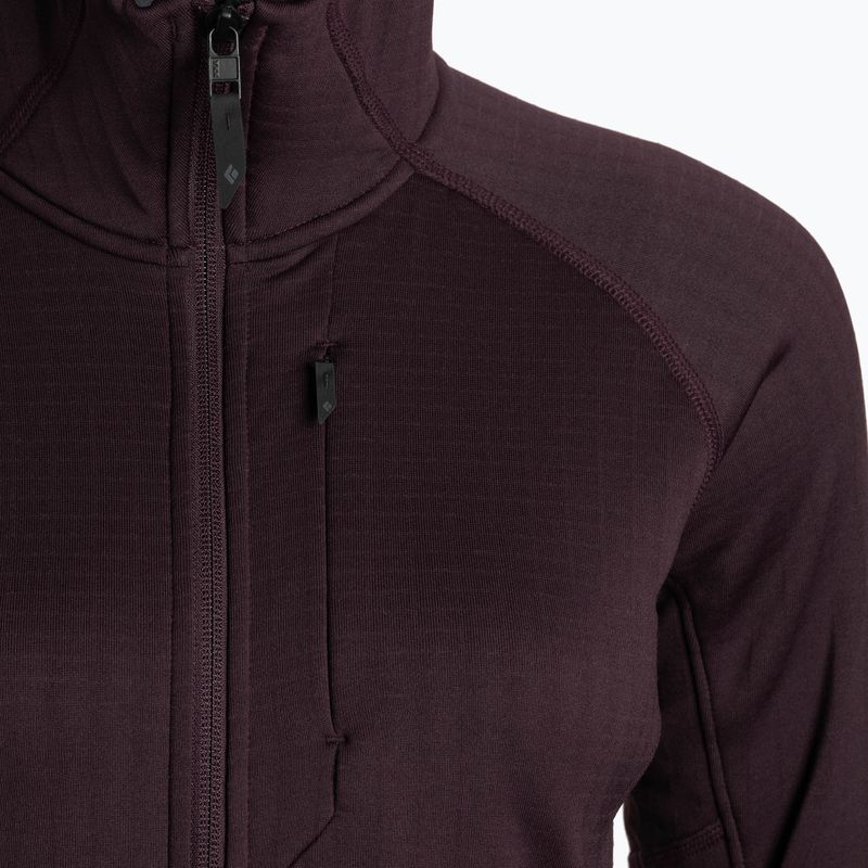 Moteriški trekingo džemperiai Black Diamond Factor Hoody bordeaux 4