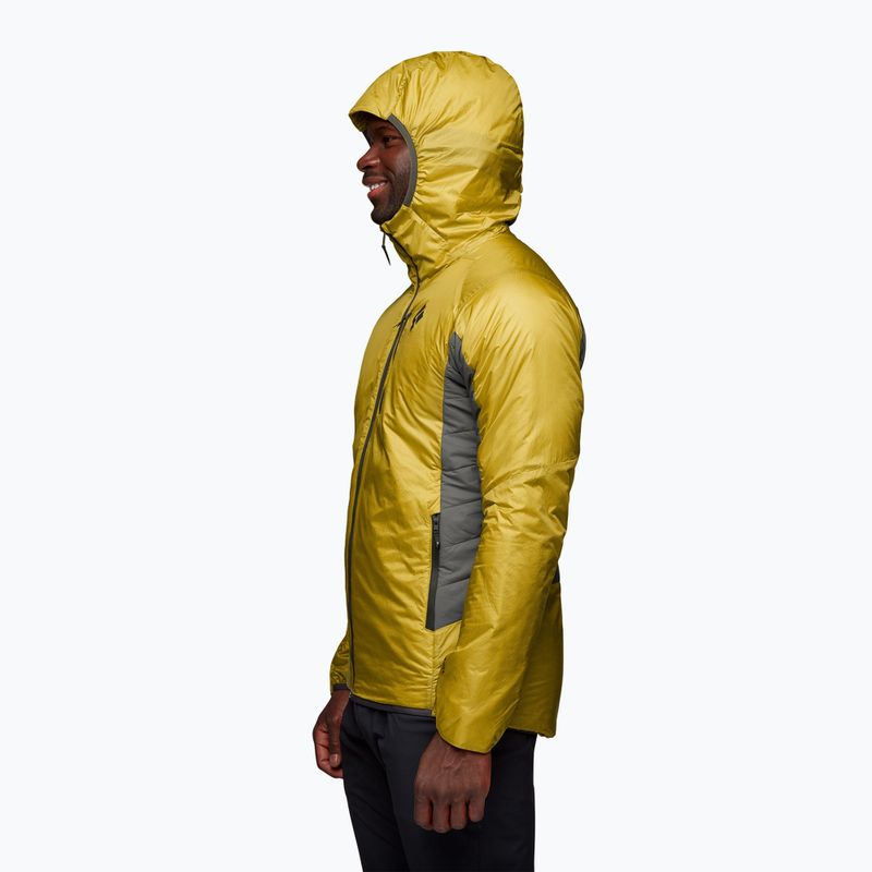 Vyriška striukė Black Diamond Vision Hybrid Hoody sulphur 3