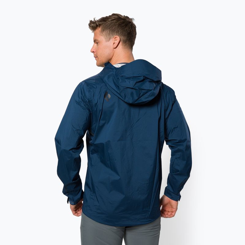 Vyriška Black Diamond Stormline Stretch indigo spalvos striukė nuo lietaus 3