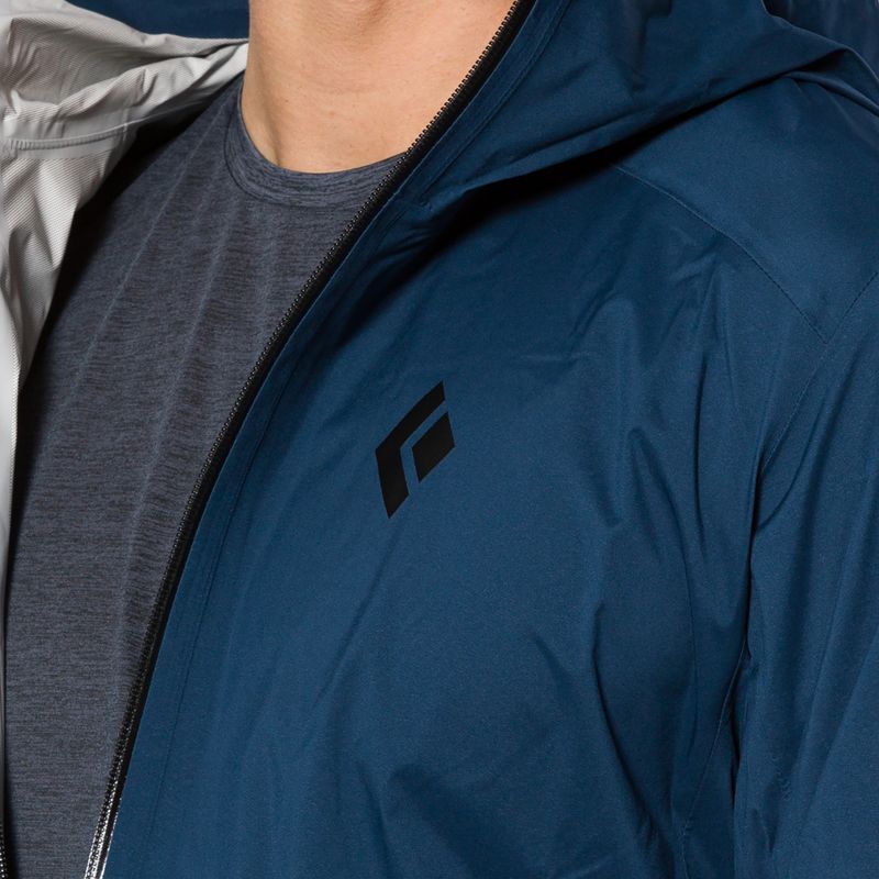 Vyriška Black Diamond Stormline Stretch indigo spalvos striukė nuo lietaus 4