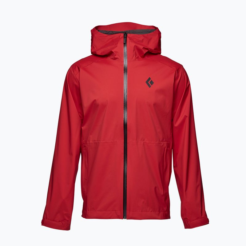 Vyriška striukė nuo lietaus Black Diamond Stormline Stretch carmine 5