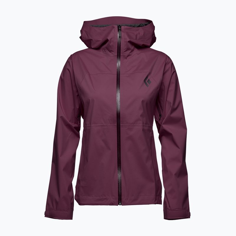 Black Diamond Stormline Stretch blackberry moteriška striukė nuo lietaus