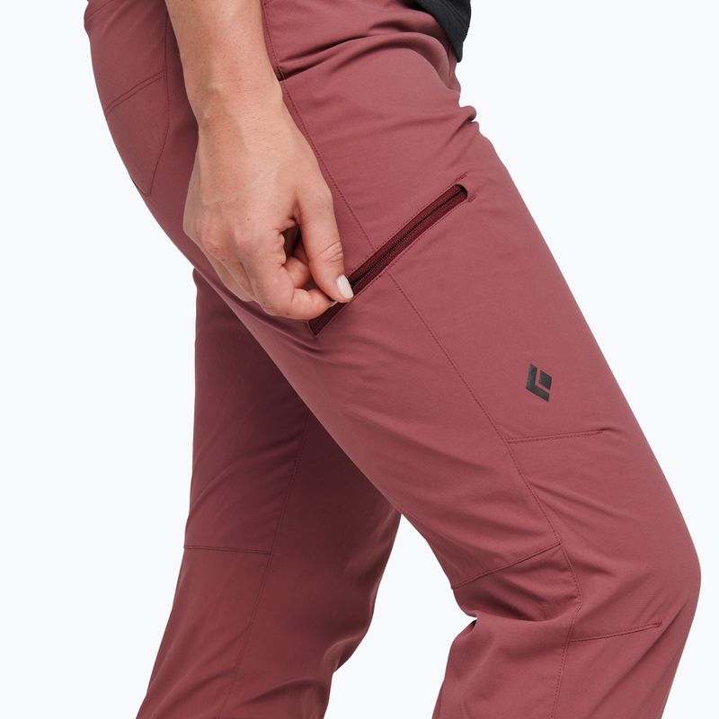 Moteriškos alpinistinės kelnės Black Diamond Technician Jogger cherrywood 10