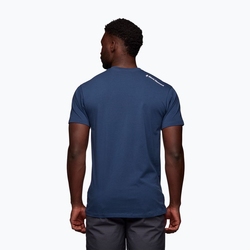 Vyriški trekingo marškinėliai Black Diamond Spaceshot ink blue 2