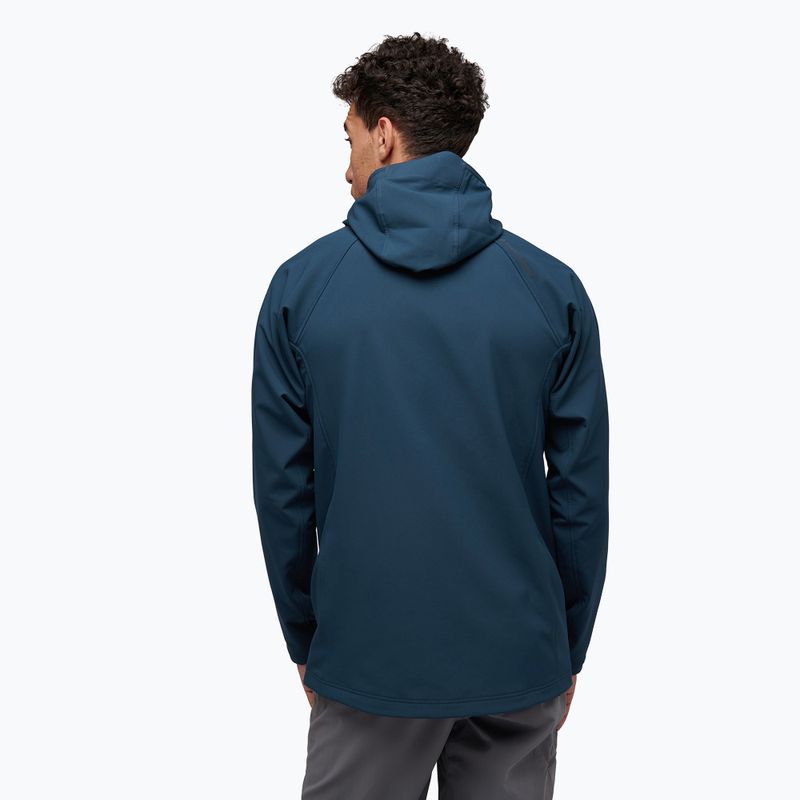 Vyriška softshell striukė Black Diamond Element Hoody indigo 2