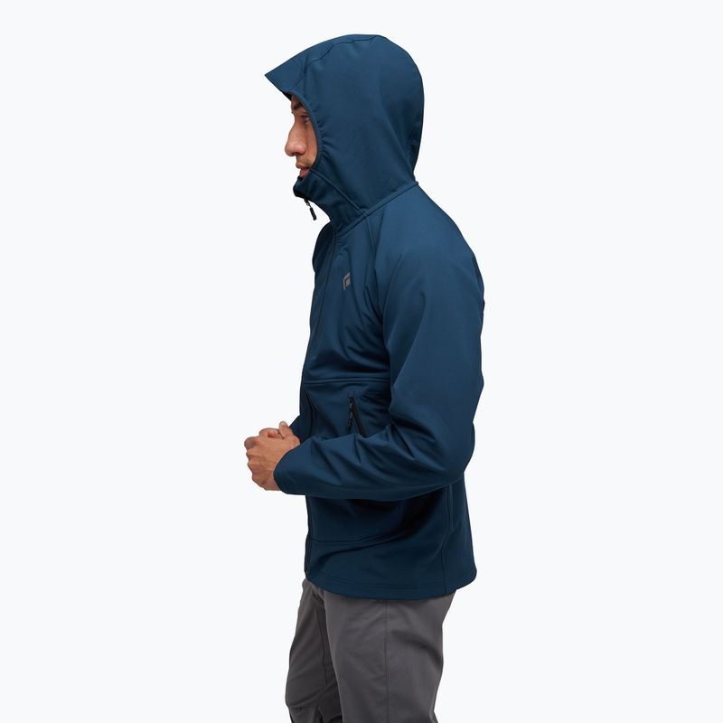 Vyriška softshell striukė Black Diamond Element Hoody indigo 3