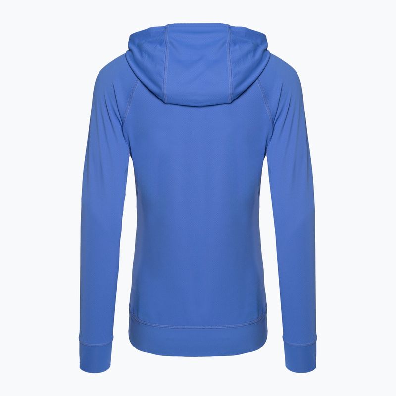 Moteriški trekingo džemperiai Black Diamond Alpenglow Hoody švariai mėlyni 4