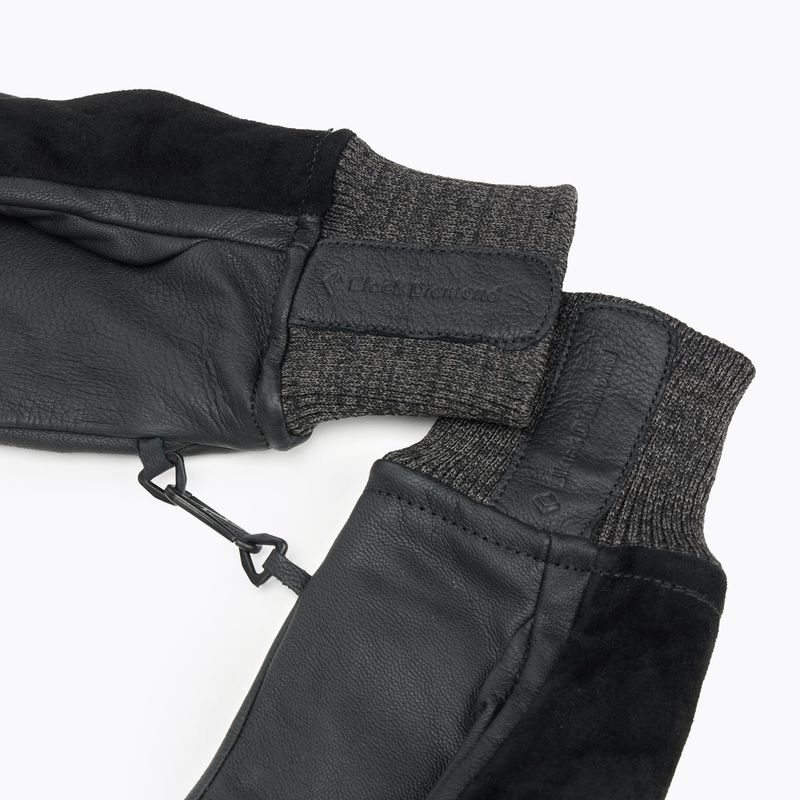 Black Diamond Dirt Bag skit pirštinės juoda/juoda 5