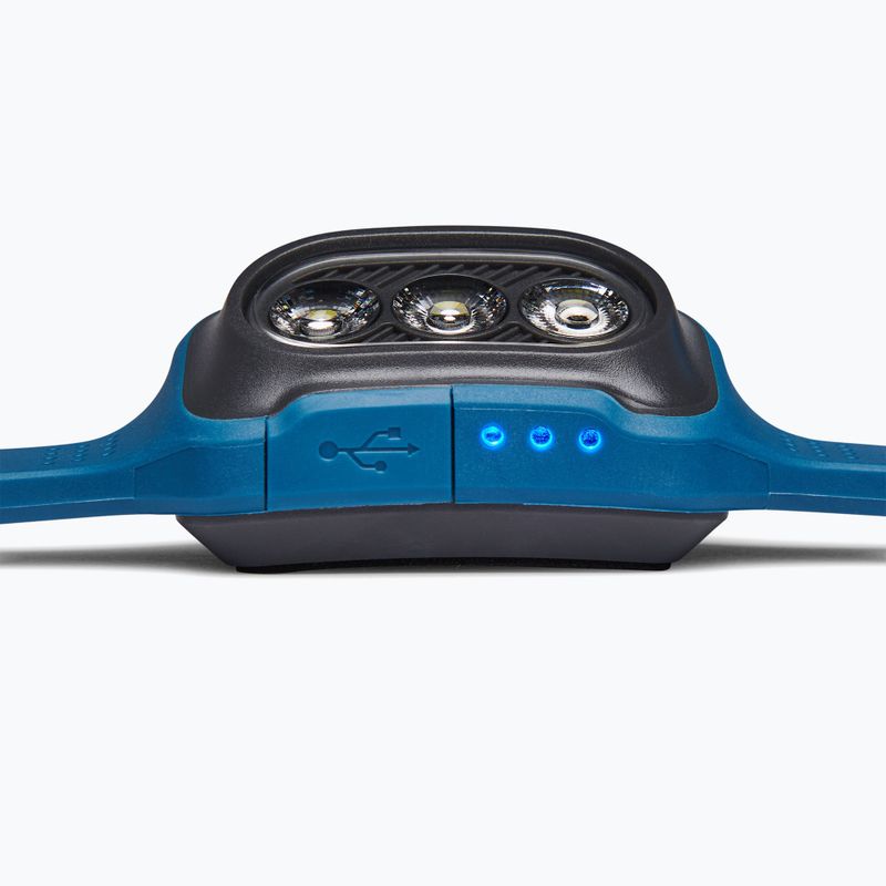 Galvos žibintas Black Diamond Deploy 325 Run Light creek blue 3
