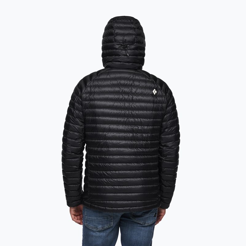 Vyriškos pūkinės striukės Black Diamond Approach Down Hoody black 2