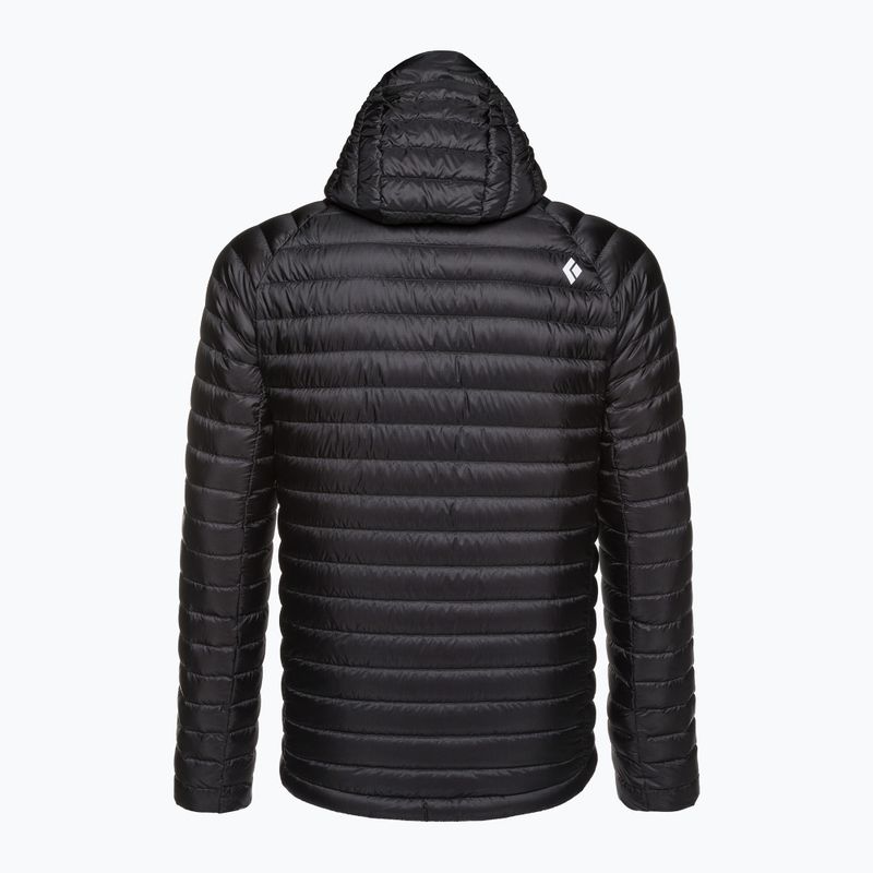 Vyriškos pūkinės striukės Black Diamond Approach Down Hoody black 5