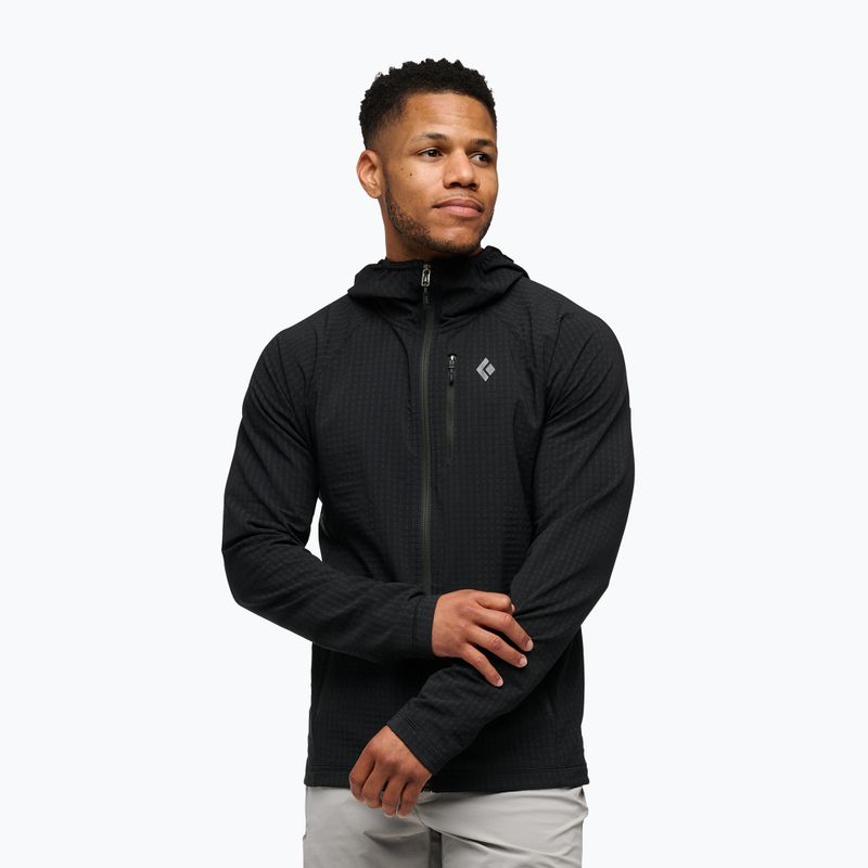 Vyriškas žygio džemperis Black Diamond Coefficient Storm Hoody black