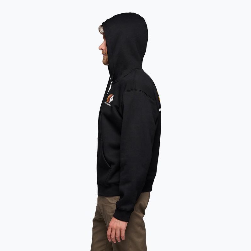 Vyriškas džemperis Black Diamond Faded Full Zip Hoody black 3
