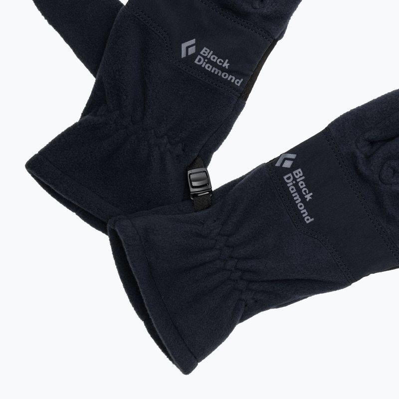Black Diamond Everyday Fleece trekingo pirštinės juodos spalvos 4