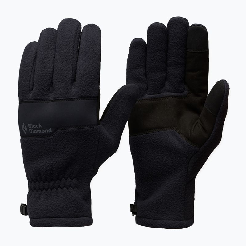 Black Diamond Everyday Fleece trekingo pirštinės juodos spalvos
