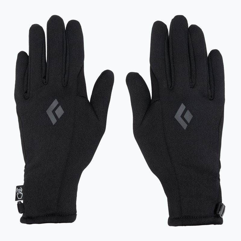 Black Diamond Midweight Screentap juodos trekingo pirštinės 2