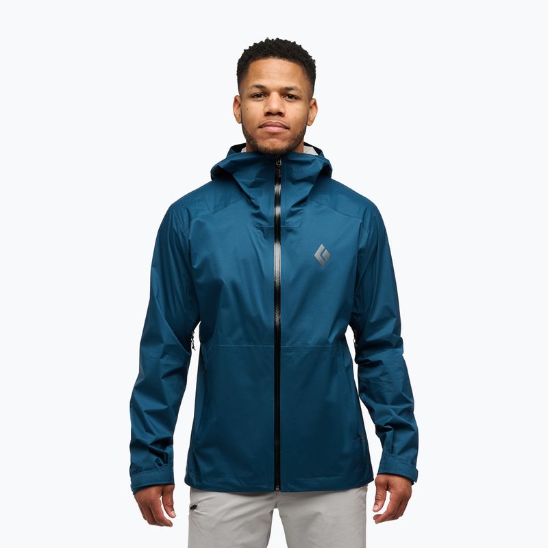 Moteriška striukė nuo lietaus Black Diamond Fineline Stretch indigo