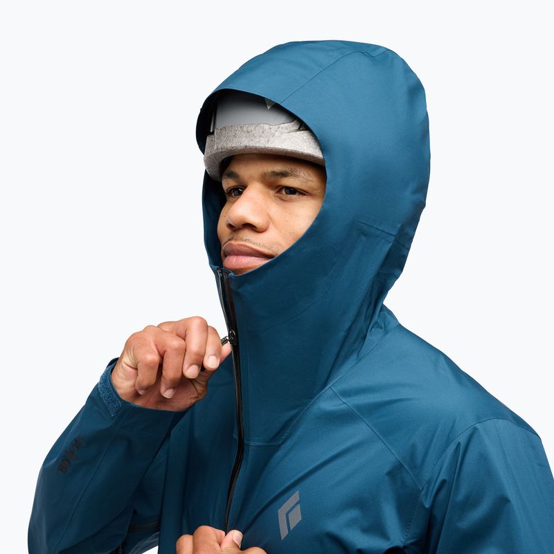 Moteriška striukė nuo lietaus Black Diamond Fineline Stretch indigo 4