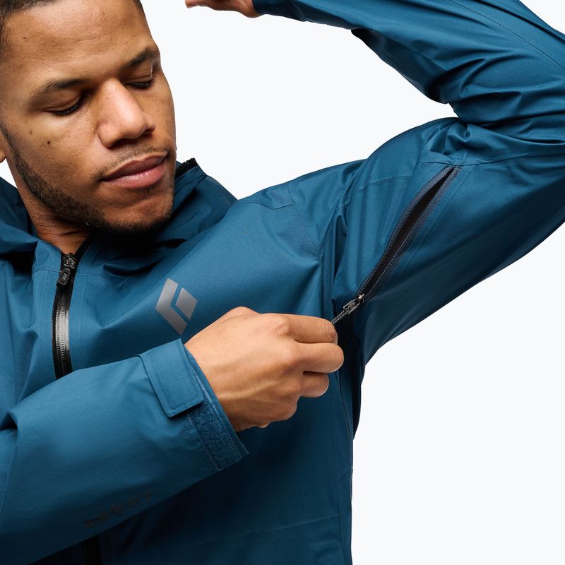 Moteriška striukė nuo lietaus Black Diamond Fineline Stretch indigo 6