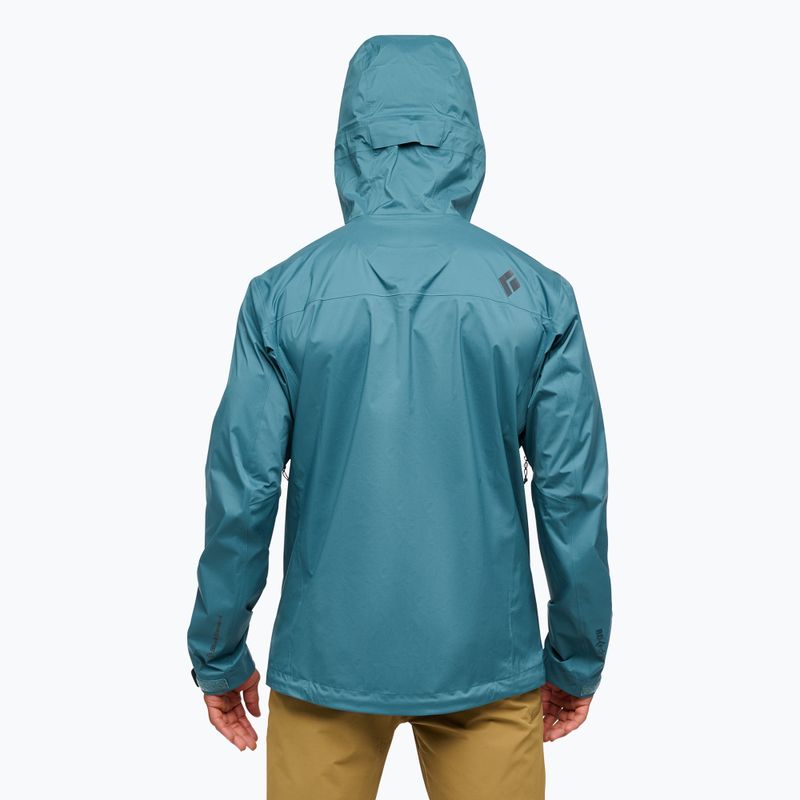 Vyriška striukė nuo lietaus Black Diamond Fineline Stretch Shell creek blue 2