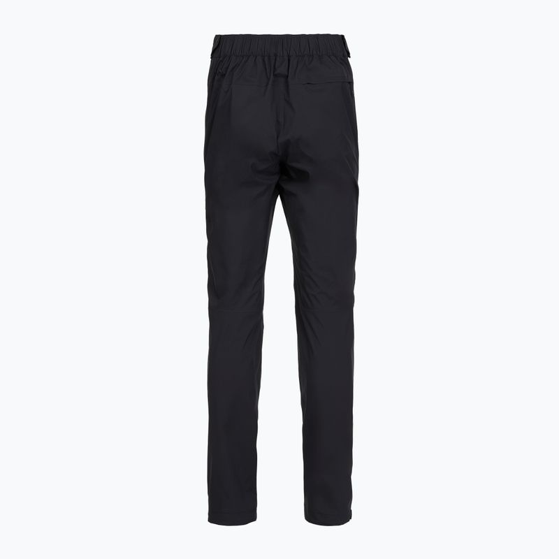 Moteriškos kelnės nuo lietaus Black Diamond Fineline Stretch FZ black 2