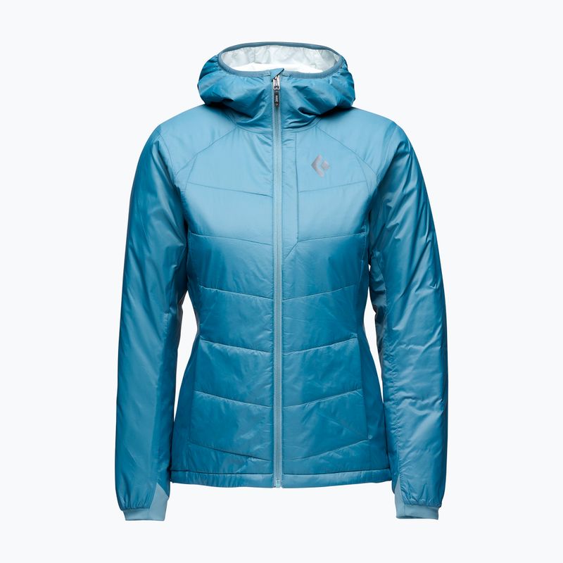 Moteriška pašiltinta striukė Black Diamond Solution 2.0 Hoody creek blue 3