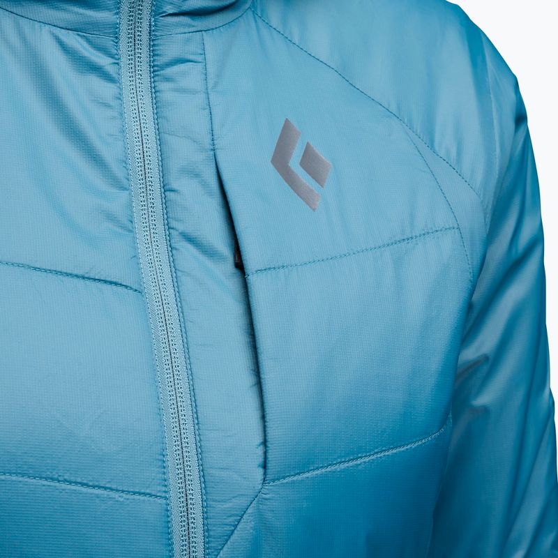 Moteriška pašiltinta striukė Black Diamond Solution 2.0 Hoody creek blue 4