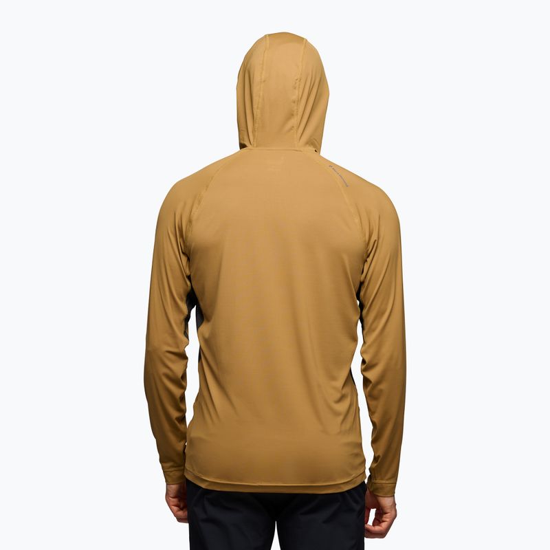Vyriškas žygio džemperis Black Diamond Alpenglow Pro Hoody flax 2